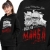 Bluza z kapturem dziecięca Patriotyczna MAKSYMILIAN KOLBE CZARNA